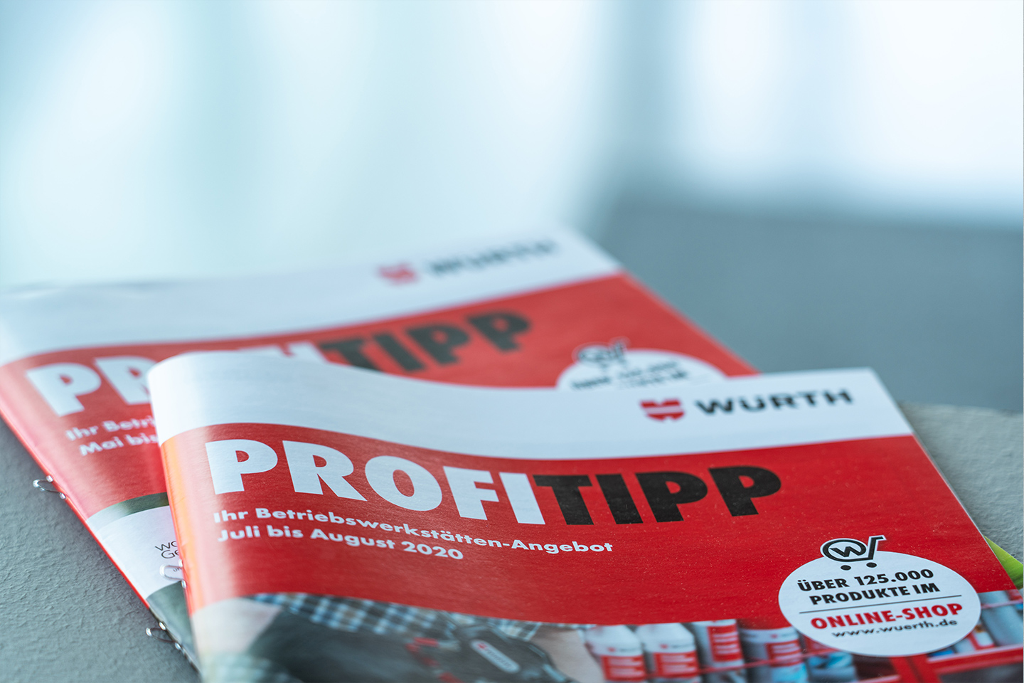 Design of the automatically generated offer brochures Würth Profitipps