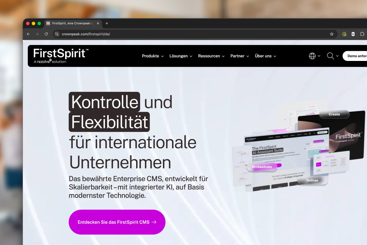 FirstSpirit CMS